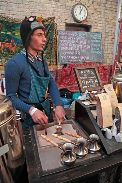 Street Food Festival in Kyiv, Ukraine. — Stock Photo, Image