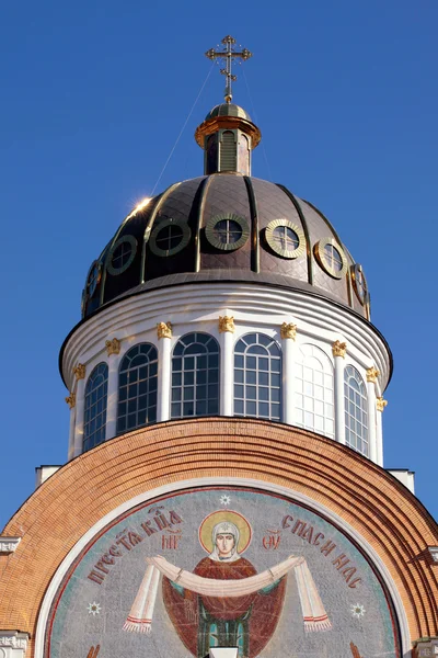 Szent védelem templom Obolon Kijev — Stock Fotó