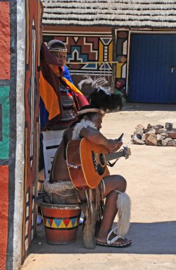 Zulu ve ndebele insanlar, Güney Afrika.