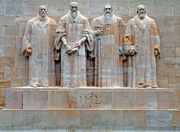 Reformationen monument i Genève, Schweiz. — Stockfoto