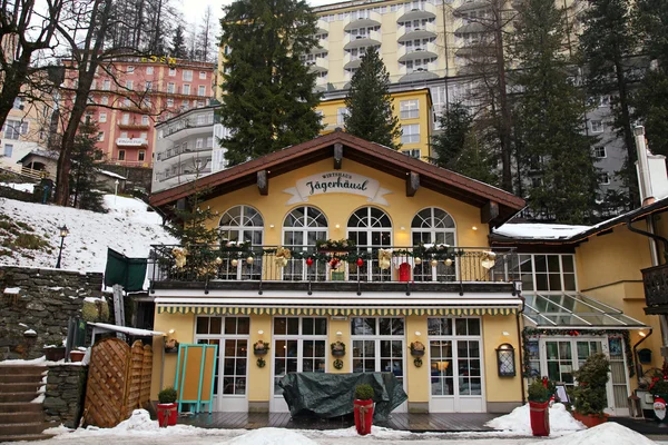 Bad gastein - jeden z najbardziej popularnego ośrodka narciarskiego w Austrii — Zdjęcie stockowe