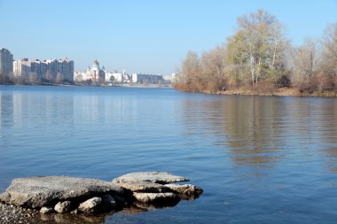 Kiev'de Dinyeper Nehri
