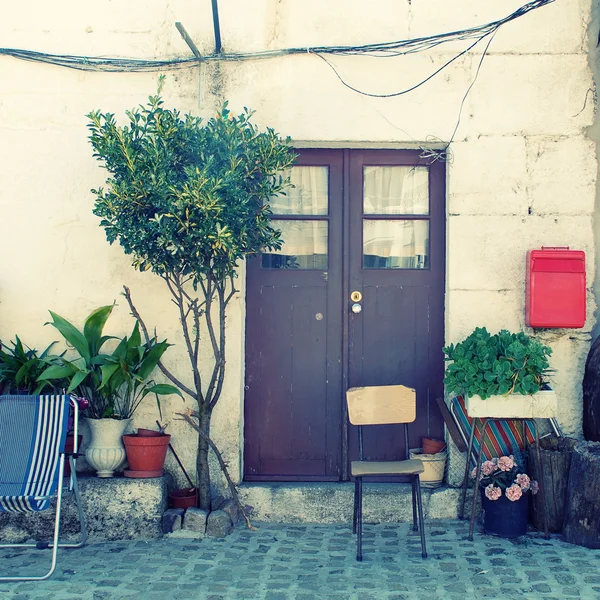 葡萄牙旧村屋 — 图库照片