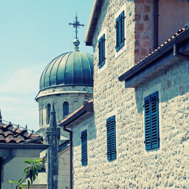 eski şehir Herceg Novi, Karadağ'sokak