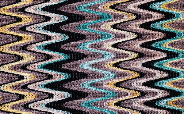 Muster blauer, gelber und grauer Wellen — Stockfoto