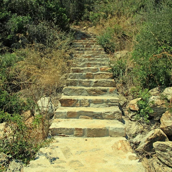 Passos de pedra velhos — Fotografia de Stock