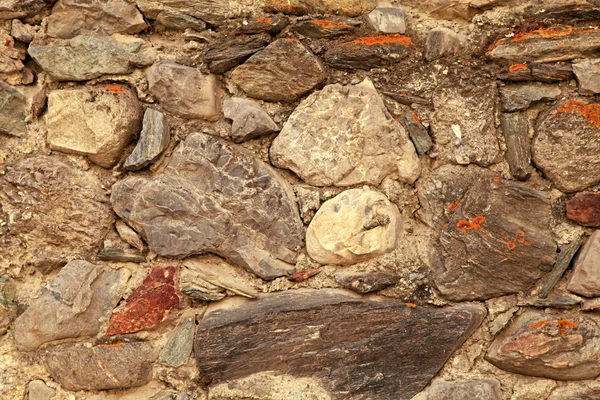 Muro di pietra antica — Foto Stock