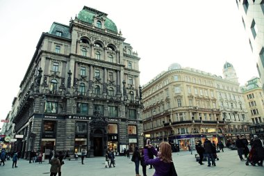  ana alışveriş Graben Caddesi Viyana, Avusturya.