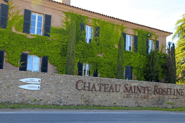 Winnica Chateau Sainte Roseline w Prowansji — Zdjęcie stockowe