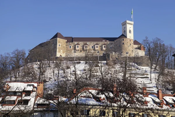 Castelo de Liubliana, slovenia, Europa — Fotografia de Stock