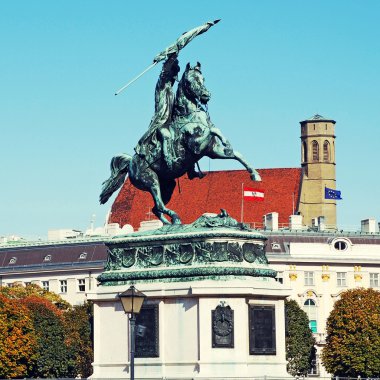 Archduke Charles of Austria Statue (Vienna, Austria) clipart