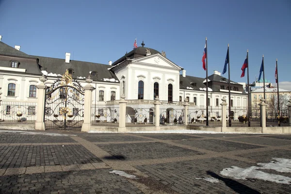 Grassalkovich Palace in Bratislava, the residence of the preside — Stock Photo, Image