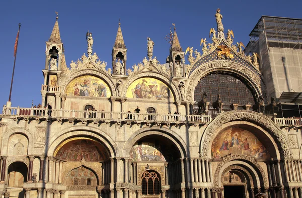 Patriarkala domkyrka basilikan Saint Mark, Venedig, Italien — Stockfoto