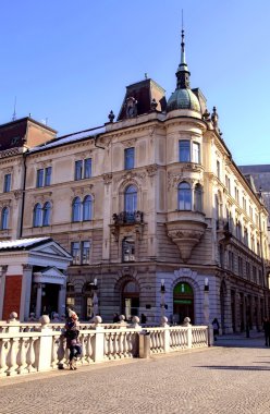 43hármas híd, Ljubljana, Szlovénia fővárosa