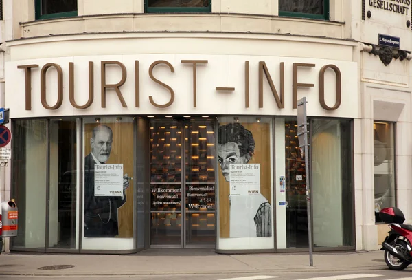 Posto de turismo em Viena, Áustria — Fotografia de Stock