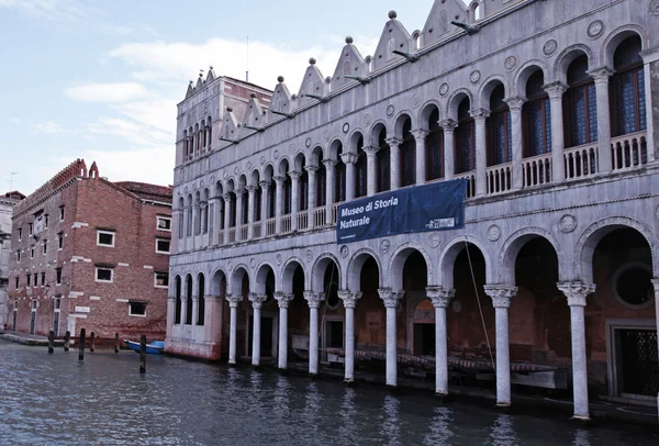 Canal Grande ve Doğa Müzesi, Venedik, İtalya. — Stok fotoğraf