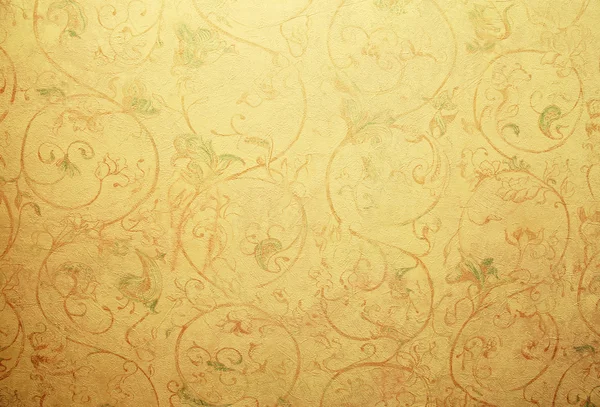Vintage shabby chique papel de parede com vinheta pastel vencedor floral — Fotografia de Stock