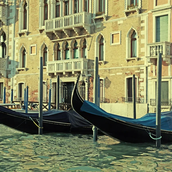 Venezianische gotische Architektur des Dogenpalastes, Venedig — Stockfoto
