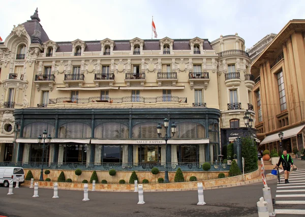 Edifício ornamentado do Hotel de Paris, Monte-Carlo — Fotografia de Stock