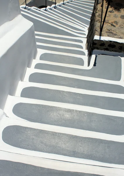 Unique steps in Oia, Santorini — Stock Fotó