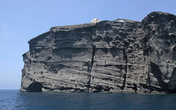 Hermoso paisaje de isla de mar y roca en Grecia —  Fotos de Stock