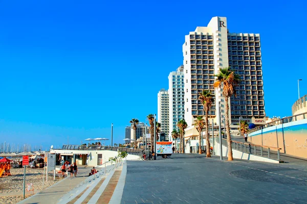 Promenáda Tel Aviv, Izrael — Stock fotografie