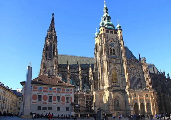 St. Vitus Katedrali Prag Kalesi — Stok fotoğraf