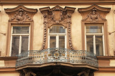 Klasik Barok pencere Prag, Çek Cumhuriyeti