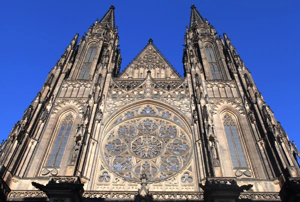 St. Vitus Cathedral w Zamku Praskiego — Zdjęcie stockowe