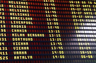 bilgi yönetim kurulu Havaalanı terminal uçuşları