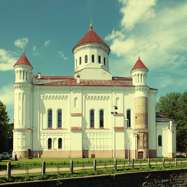 Isten Szent anyjának orosz ortodox temploma, Vilnius, Litvánia — Stock Fotó