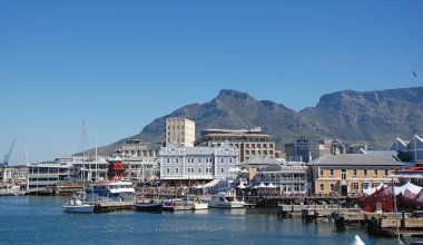 Victoria ve alfred waterfront, cape town, Güney Afrika.