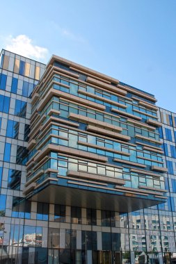 ofis modern Binası Herzliya, İsrail.