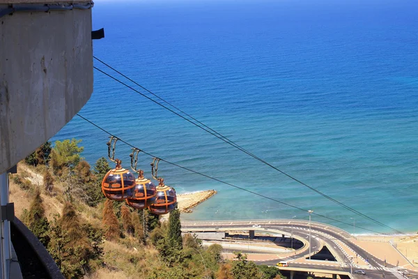 Haifa Cable Cars, Israel — Stock Photo, Image