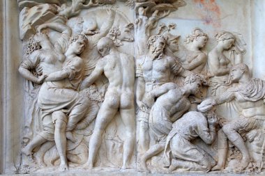 Antik Roma kabartma, Florence, İtalya