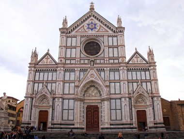 Basilica of Santa Croce, Florence, Toskana, İtalya. 