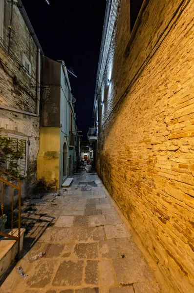 Karakteristisk Gränd Den Gamla Staden Södra Italien — Stockfoto
