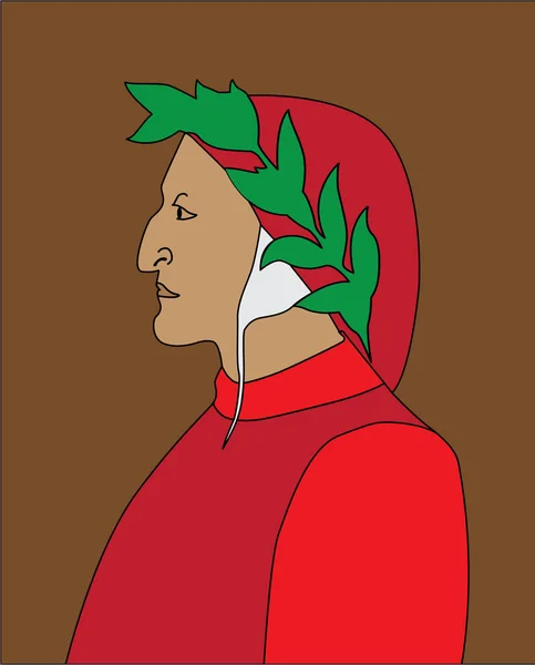 Dante Alighieri 'nin portresi.