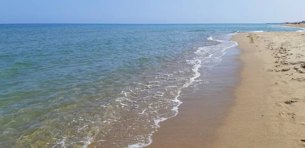 Bello Sfondo Marino Con Mare Spiaggia — Foto Stock