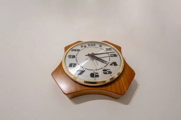 Horloge Analogique Vintage Suspendue Mur — Photo