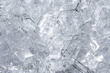 Buz kristallerinin güzel arkaplanı