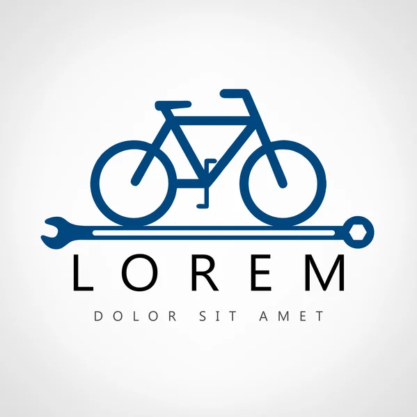 Fiets symbool - vectorillustratie — Stockvector