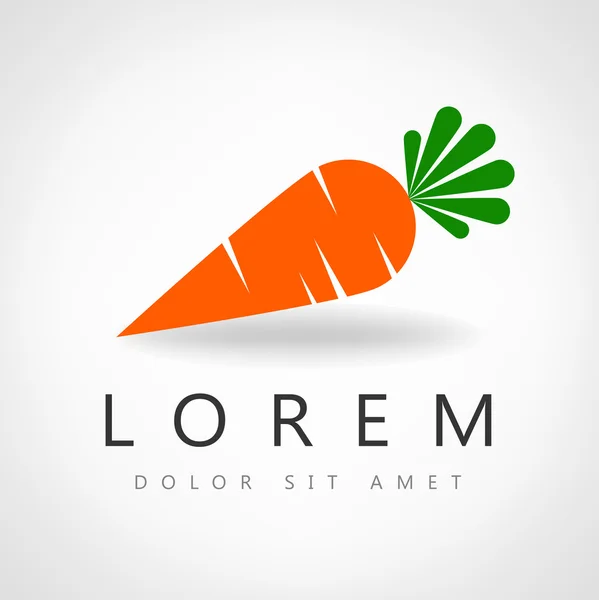 Carrots symbol — Stock Vector