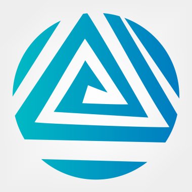 Labirent soyut. Bulmaca bilmece mantık.