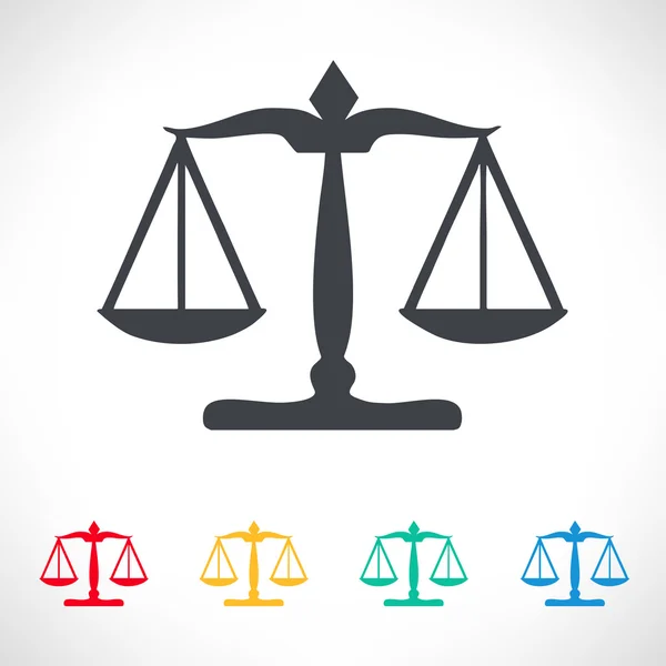 Skala symbolu sprawiedliwości — Wektor stockowy