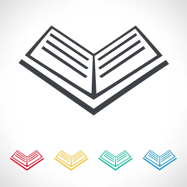 Icono del libro — Vector de stock