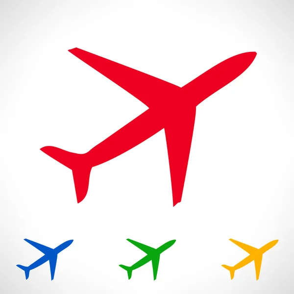 Le symbole de l'avion. illustration vectorielle . — Image vectorielle