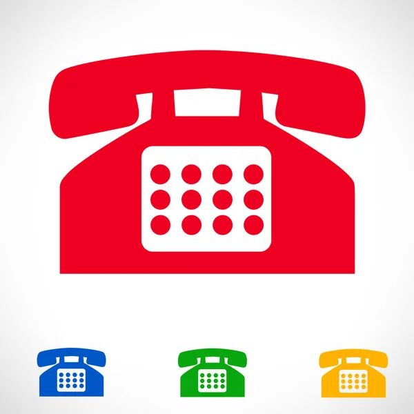 Telefoon symbool. vectorillustratie. — Stockvector