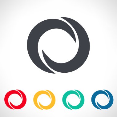 iş soyut daire simgesi