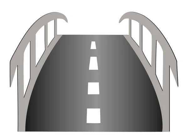 Silniční symbol. Dehtu silniční logo. — Stockový vektor